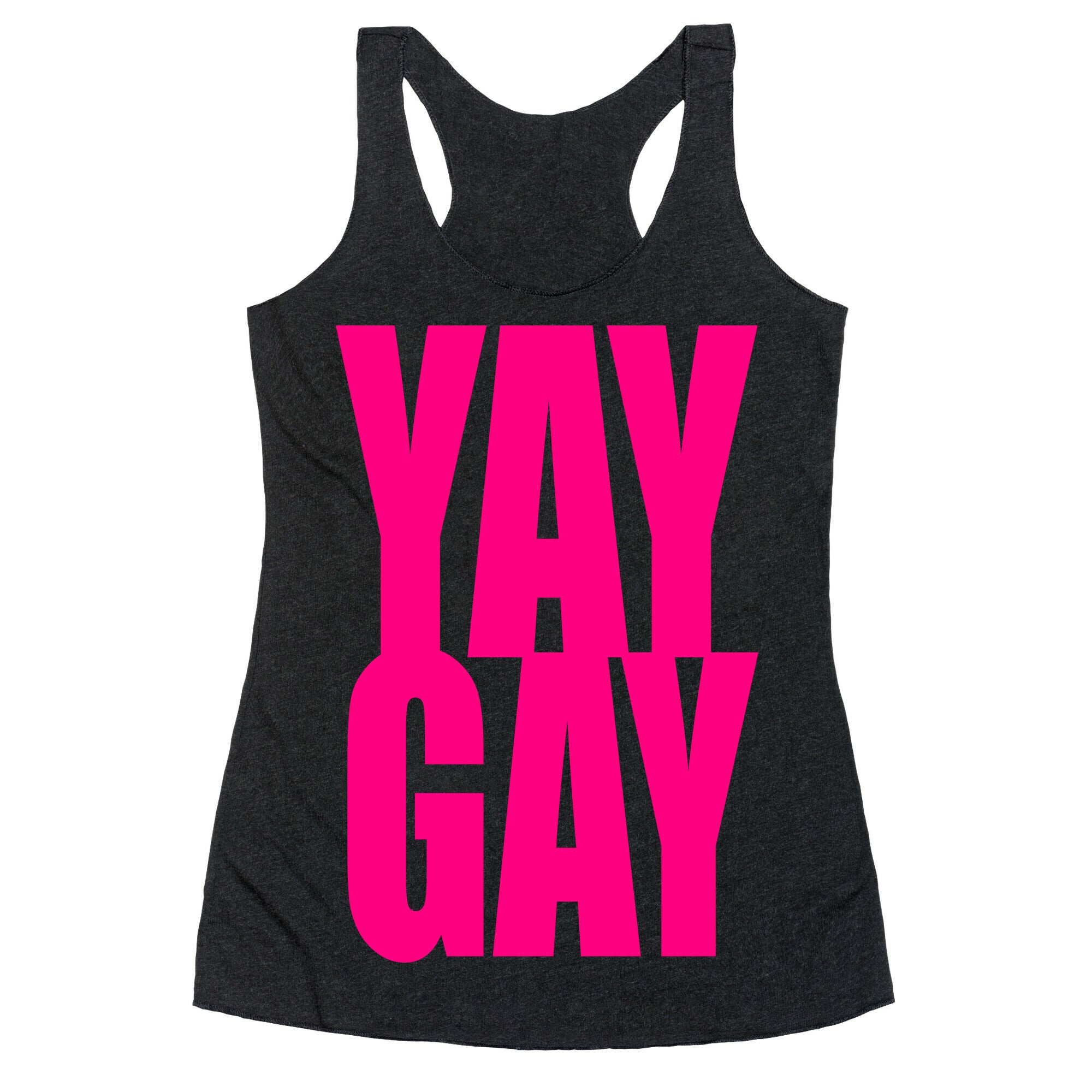 Yay Gay Racerback Tank